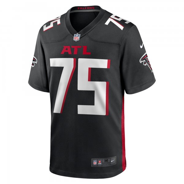 Men's Atlanta Falcons Eli Ankou Nike  Black  Game Jersey