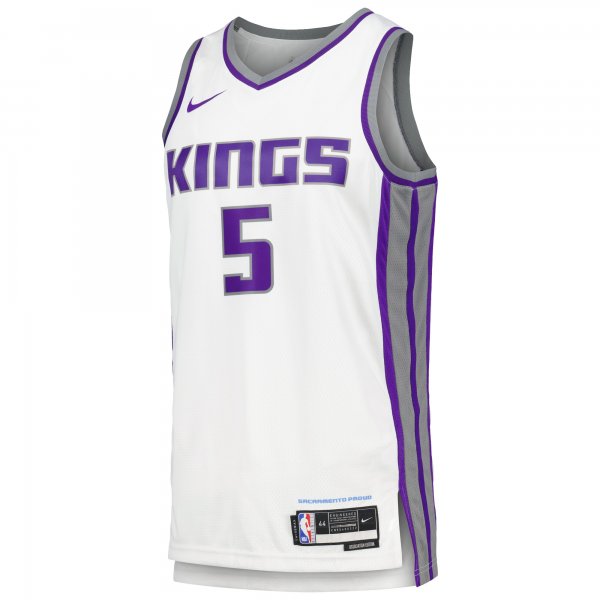 Men's Sacramento Kings De'Aaron Fox Nike White Swingman Player Jersey - Association Edition