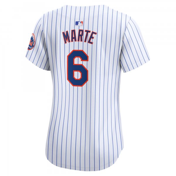 Women's New York Mets Starling Marte Nike White Home Limited Player Jersey