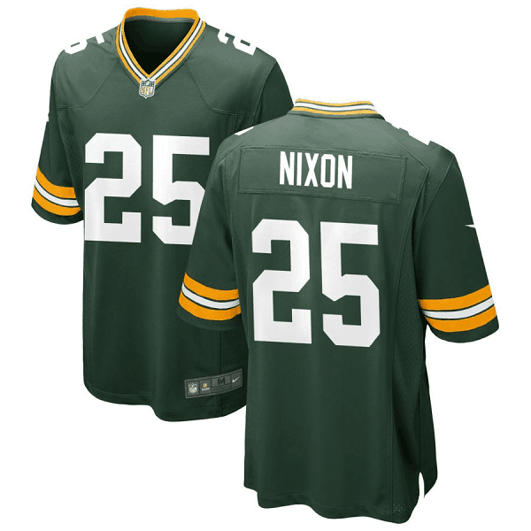 Men's Green Bay Packers #25 Keisean Nixon Limited Nike Green Jersey