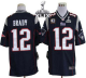 Nike New England Patriots #12 Tom Brady Navy Blue Team Color With C Patch Super Bowl XLIX Men's Stitched NFL Game Jersey