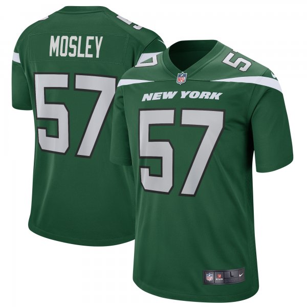 Men's New York Jets C.J. Mosley Nike Gotham Green Game Player Jersey