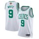 Men's Boston Celtics #9 Derrick White Nike Icon Edition NBA Finals Patch 2024 Swingman White Jersey