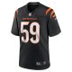 Men's Cincinnati Bengals Akeem Davis-Gaither Nike Black Game Player Jersey