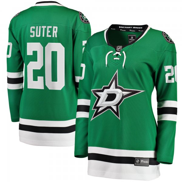 Women's Dallas Stars Ryan Suter Fanatics Kelly Green Breakaway Player Jersey