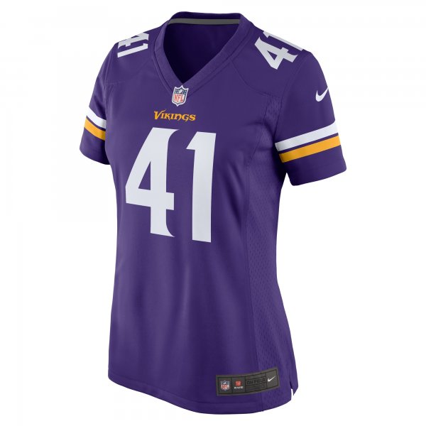 Women's Minnesota Vikings Austin Bryant Nike  Purple  Game Jersey