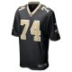 Men's New Orleans Saints James Hurst Nike Black Game Jersey