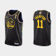 2022 NBA Finals Champions Men's Golden State Warriors Klay Thompson #11 Black City Black Jersey