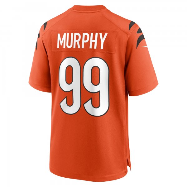 Men's Cincinnati Bengals Myles Murphy Nike Orange Team Game Jersey