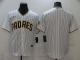 Men San Diego Padres Blank White Game Nike MLB Jerseys