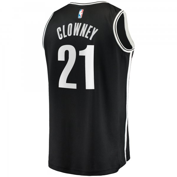 Youth Brooklyn Nets Noah Clowney Fanatics Black  Fast Break Replica Jersey - Icon Edition