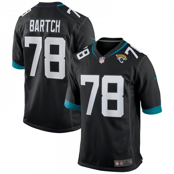 Men's Jacksonville Jaguars Ben Bartch Nike Black Game Jersey