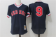 Mitchelland Ness Boston Red Sox #9 Ted Williams Dark Blue MLB Jersey