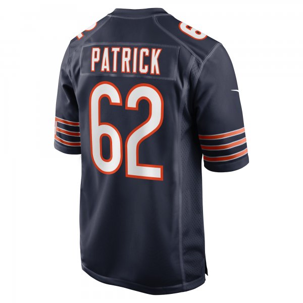 Men's Chicago Bears Lucas Patrick Nike Navy Game Jersey