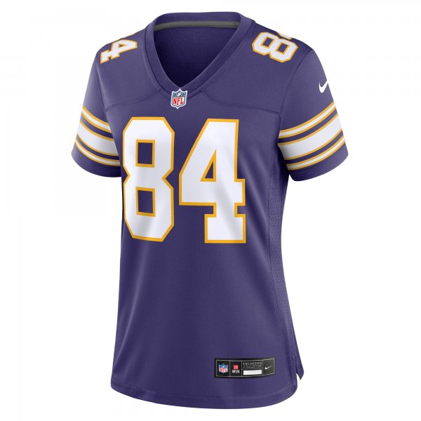 Women's Minnesota Vikings Randy Moss Nike Purple Classic Retired Player Game Jersey