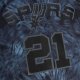 Men's San Antonio Spurs Tim Duncan Mitchell & Ness Black Hardwood Classics 1998/99 Tie-Dye Swingman Jersey