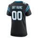 Women's Carolina Panthers Nike Black Custom Game Jersey