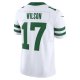 Men's New York Jets Garrett Wilson Nike Legacy White Vapor F.U.S.E. Limited Jersey