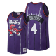 Men's Toronto Raptors #4 Scottie Barnes Purple Hardwood Classics Throwback Jersey