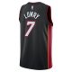 Unisex Miami Heat Kyle Lowry Nike Black Swingman Jersey - Icon Edition