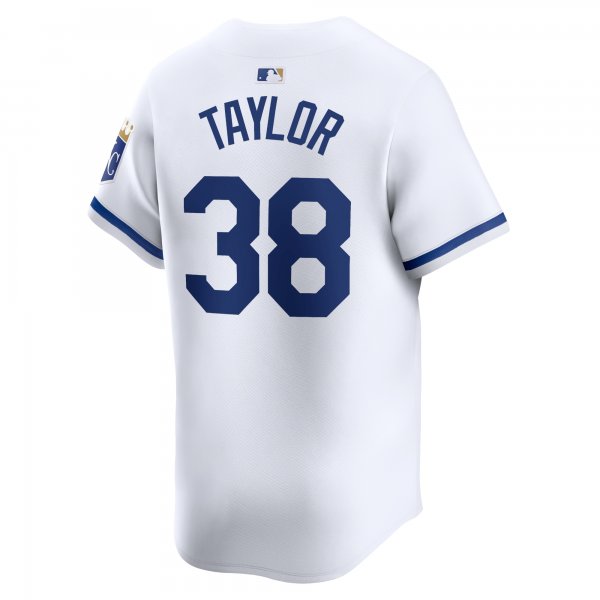 Men's Kansas City Royals Josh Taylor Nike White Home Limited Player Jersey