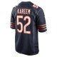 Men's Chicago Bears Khalid Kareem Nike  Navy Team Game Jersey