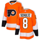 Adidas Philadelphia Flyers #8 Dave Schultz Orange Home Stitched NHL Jersey