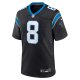 Men's Carolina Panthers Jaycee Horn Nike Black Game Jersey