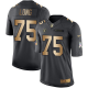 Nike Las Vegas Raiders #75 Howie Long Black Men's Stitched NFL Limited Gold Salute To Service Jersey