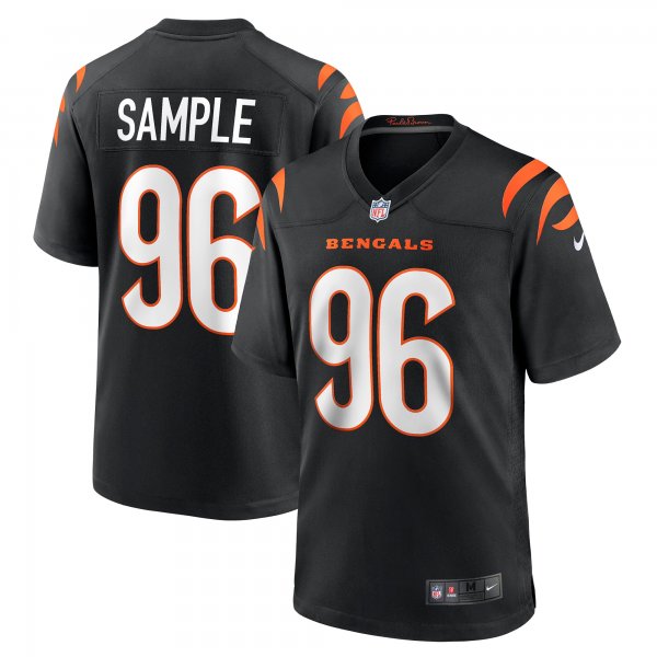 Men's Cincinnati Bengals Cam Sample Nike Black Game Jersey