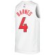 Youth Toronto Raptors Scottie Barnes Nike White Swingman Jersey - Association Edition