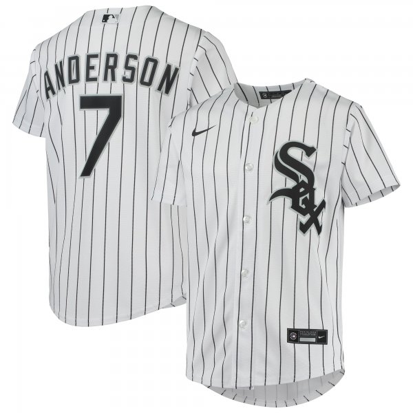 Youth Chicago White Sox Tim Anderson Nike White Alternate Replica Player Jersey