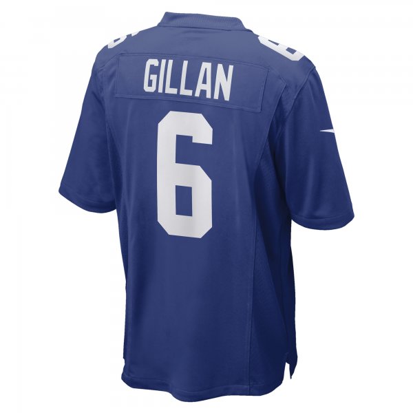 Men's New York Giants Jamie Gillan Nike Royal Game Player Jersey