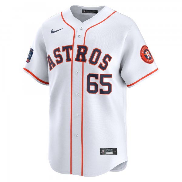 Men's Houston Astros Jose Urquidy Nike White 2024 MLB World Tour Mexico City Series Home Limited Player Jersey