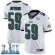 Men's Nike NFL Philadelphia Eagles #59 Seth Joyner Limited Road White Vapor Untouchable Super Bowl LII Jersey