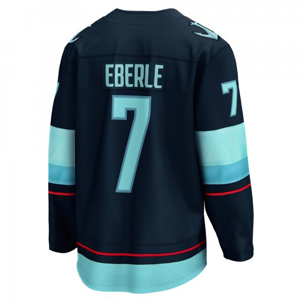 Men's Seattle Kraken Jordan Eberle Fanatics Navy Home Breakaway Player Jersey