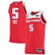 Men's Sacramento Kings De'Aaron Fox Nike Red Badge Jersey - City Edition