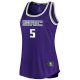 Women's Sacramento Kings De'Aaron Fox Fanatics Purple Fast Break Tank Jersey - Icon Edition