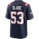 Men's New England Patriots Chris Slade Nike Navy Game Retired Player Jersey