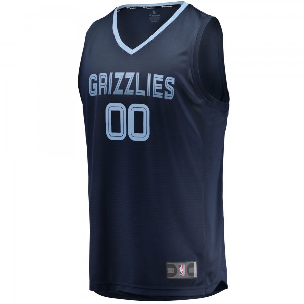 Men's Memphis Grizzlies Fanatics Navy Fast Break Custom Replica Jersey - Icon Edition