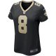 Women's New Orleans Saints Archie Manning Nike Black Game Retired Player Jersey