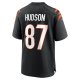 Men's Cincinnati Bengals Tanner Hudson Nike Black Home Game Player Jersey