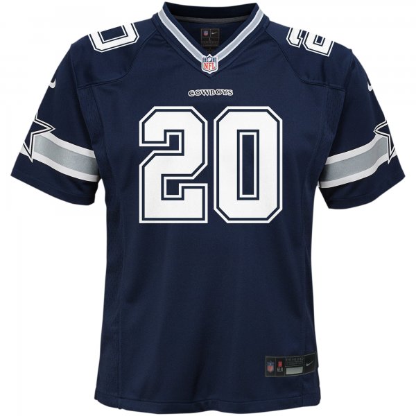 Youth Dallas Cowboys Tony Pollard Nike Navy Game Jersey