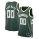 Unisex Milwaukee Bucks Nike Hunter Green Swingman Custom Jersey - Icon Edition