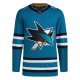 Men's San Jose Sharks adidas Teal Home Primegreen Jersey