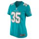 Women's Miami Dolphins Ka'Dar Hollman Nike Aqua Home Game Player Jersey