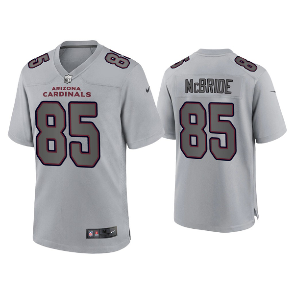 Men's Arizona Cardinals Trey McBride Gray Atmosphere Fashion Game Jersey