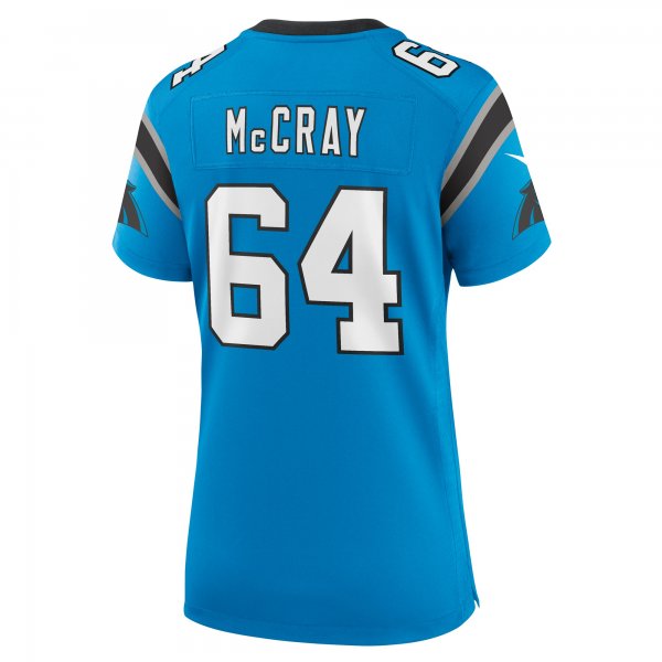 Women's Carolina Panthers Justin McCray Nike Blue Alternate Game Jersey