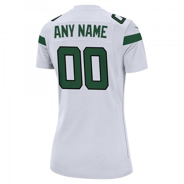 Women's Nike White New York Jets Custom Game Jersey