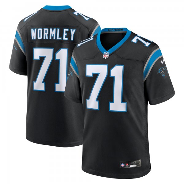 Men's Carolina Panthers Chris Wormley Nike  Black  Game Jersey